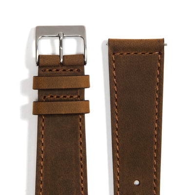 Bracelet de Montre Universel en Cuir Camel