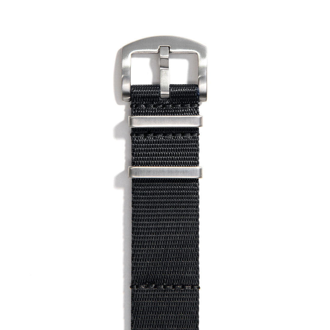 Bracelet de montre en nylon noir Everest