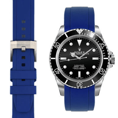 Bracelet caoutchouc Curved End pour Rolex Submariner No-Date avec boucle ardillon